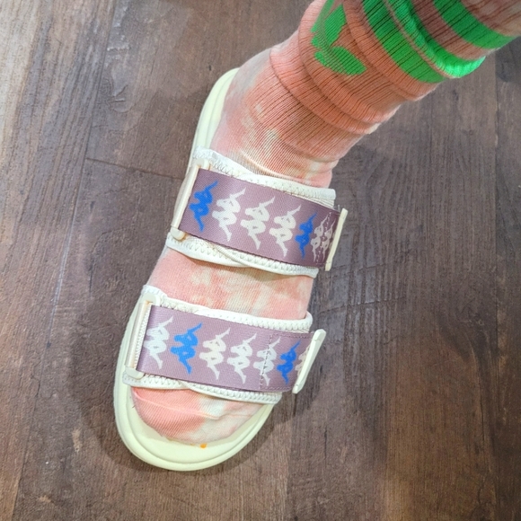 Kappa 222 Banda Aster 4 (Unisex) Light Beige/Dark Almond/Blue Ash - Picture 10 of 13